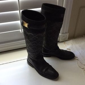 Louis Vuitton Monogram Leather Moto Boots